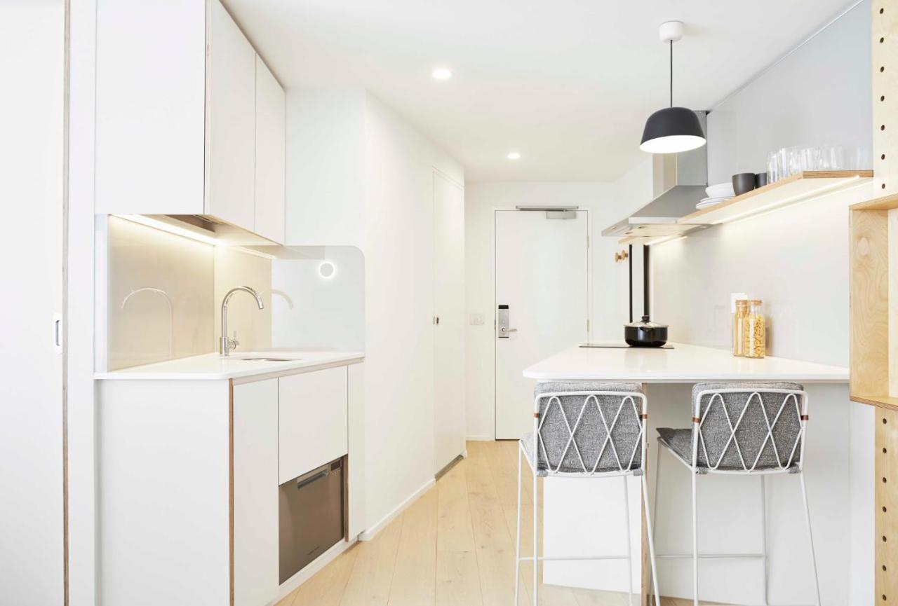 Modern City Living Studio Apartments At Franklin Near Melbourne City Centre Exterior foto